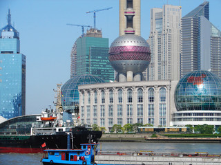 Fototapeta premium typical view of shanghai