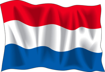 Naklejka premium netherland flag