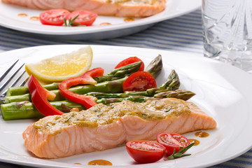 rosemary roasted salmon