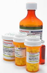 prescription medicine bottles