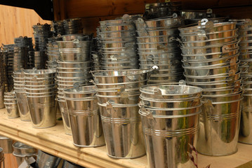 pots en zinc