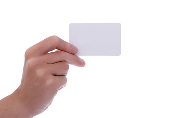 Obraz premium hand_with_card_02