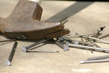 hammer and nail