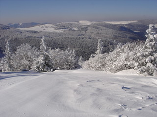 Obraz premium paysage enneigé des vosges