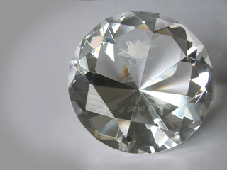 glass cut diamond