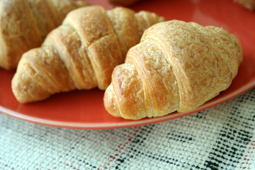 croissant in dish