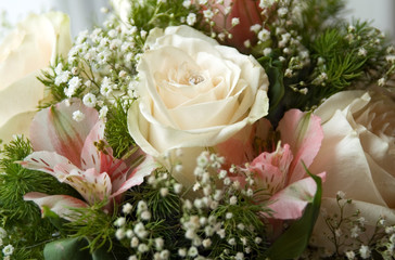 wedding bouquet.