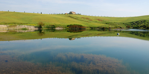 paesaggio dalla val d'arbia
