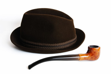 hat and pipe