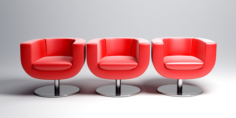 trio red seat