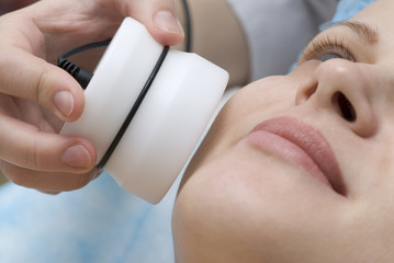 woman in a beauty salon