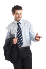 handsome businessman