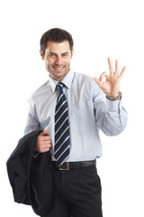 handsome businessman