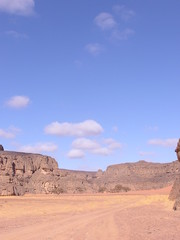 paysage du sahara algérien