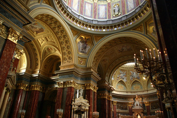 Naklejka premium church of minority interior