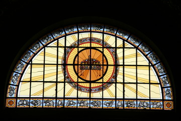stained glass in church