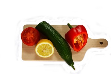 vegetable on board