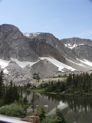 lake in the mountains