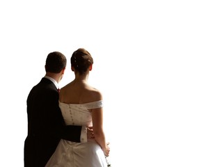 happy couple wedding day - 3235745