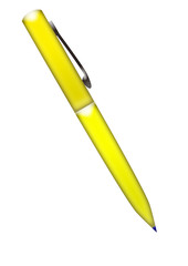 stylo jaune