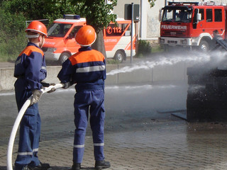 Obraz premium fire brigade child 11