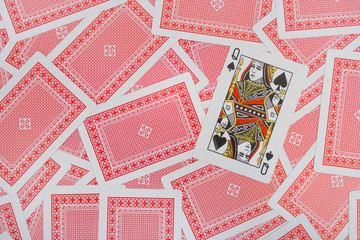 queen on playing cards