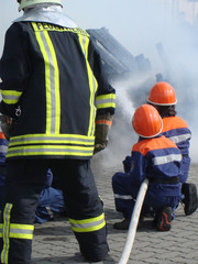 Naklejka premium fire brigade child 13
