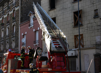 Naklejka premium pompiers
