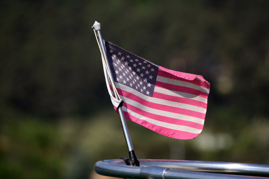 bandiera usa su prua nautica - usa flag - Powered by Adobe