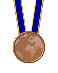 welt medaille bronze