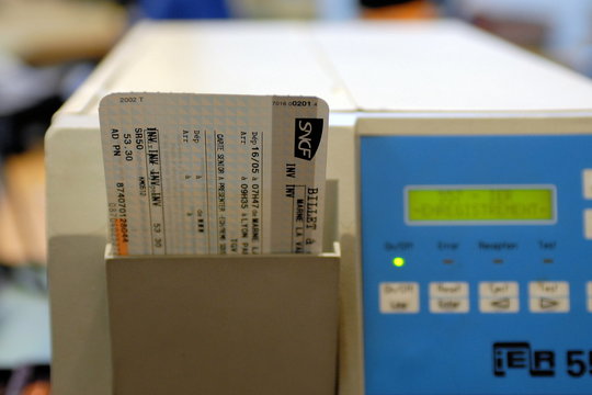imprimante billet de train