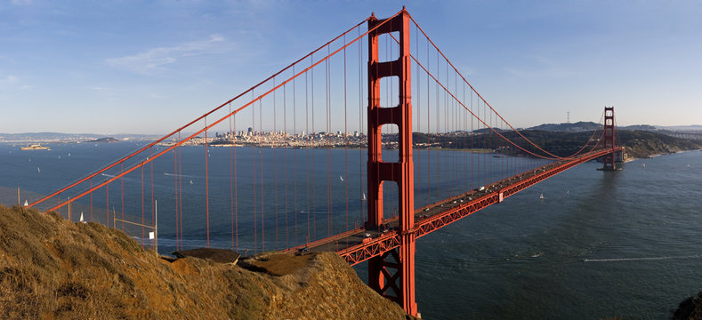golden gate with san francisco