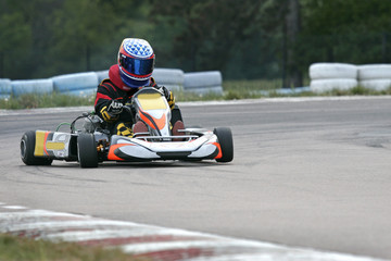 pilote de karting
