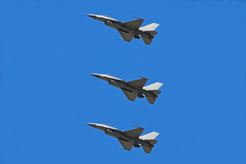 formation of jet fighters
