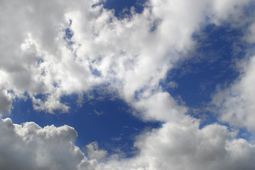 Naklejka na ściany i meble beautiful sky with clouds