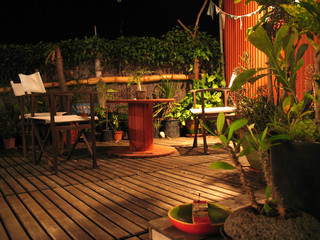 terrasse zen et lumière naturelle