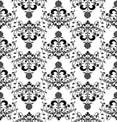 floral seamless pattern, vector