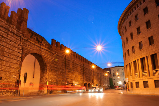 Verona Downtown By Night