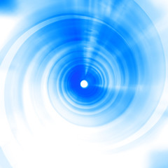 blue spirals perspective