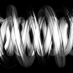 black and white spiral pipes in 3d