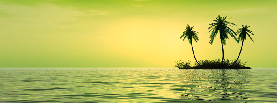 small island