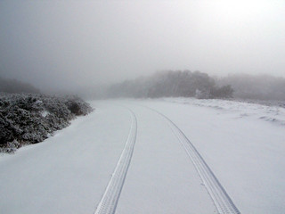 snow road