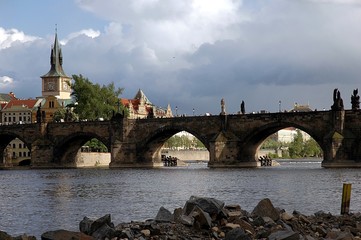 prague, le pont charles