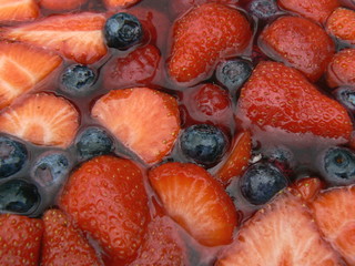berries in jelly