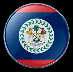 belize flag button