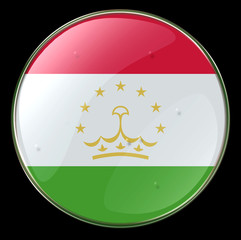 tajikstan flag button