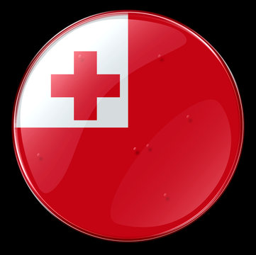 tonga flag button