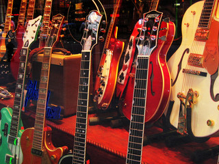 Fototapeta na wymiar guitars