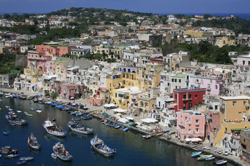 Fototapeta na wymiar Wyspa Procida - Kampania - Włochy