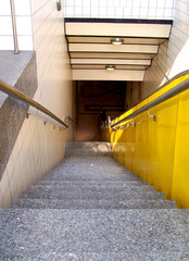 escalier de metro